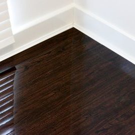 floor-high gloss chocolate walnut