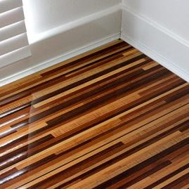 floor-high gloss designer stripes